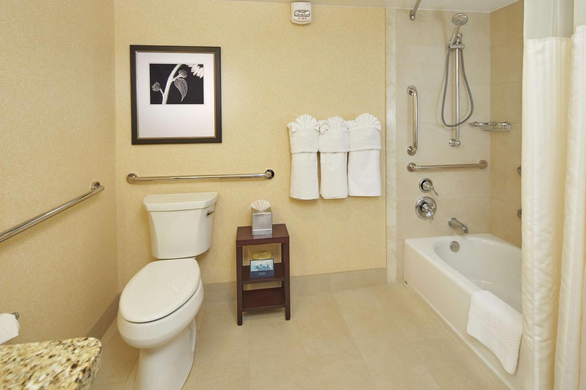 Double Room Two Double Beds Tub Mobility or Hearing Accessible